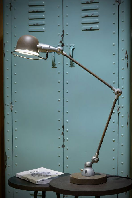 Lucide HONORE - Table Reading lamp - Rust Brown